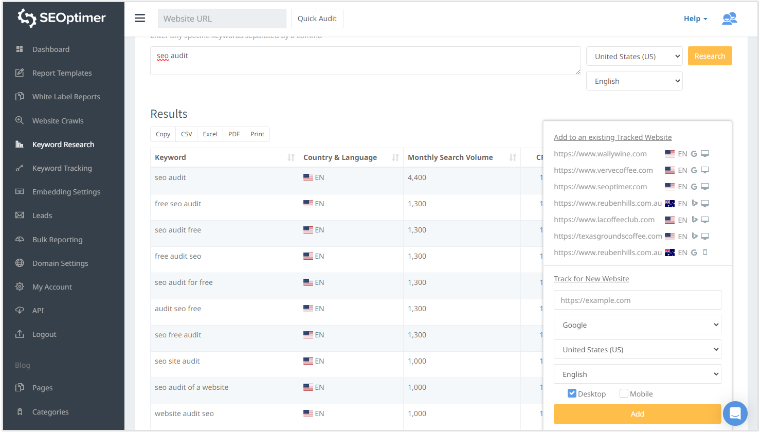 keyword research tool update